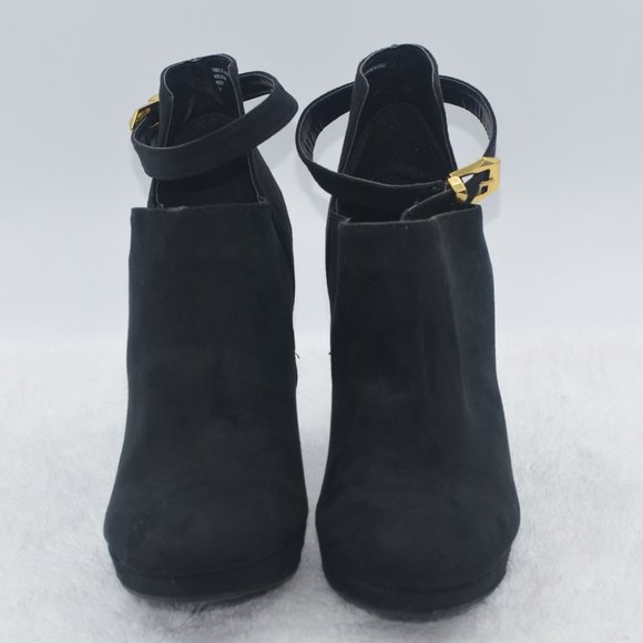 Diba Black Suede Platform Booties - Picture 3 of 5